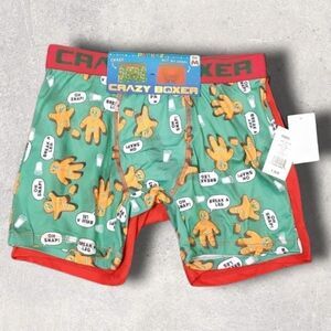 2 PACK GINGERBREAD OH SNAP BOXER BRIEFS